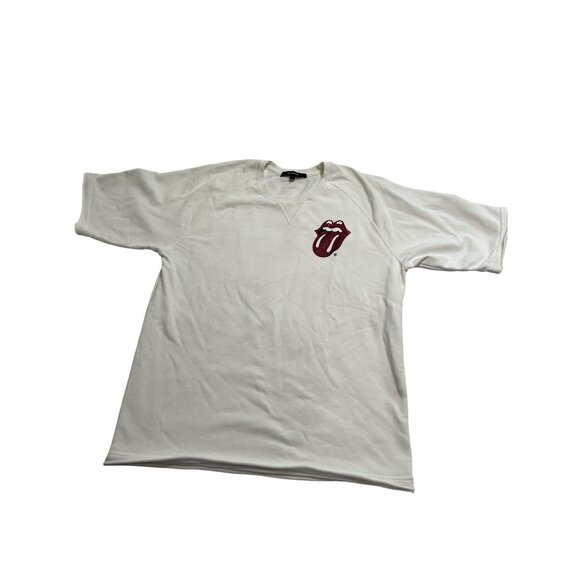 Jack Rose X The Rolling Stones T-Shirt in White - Picture 1 of 3